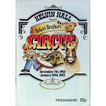 Kelvin Hall Circus Programme 1982-83